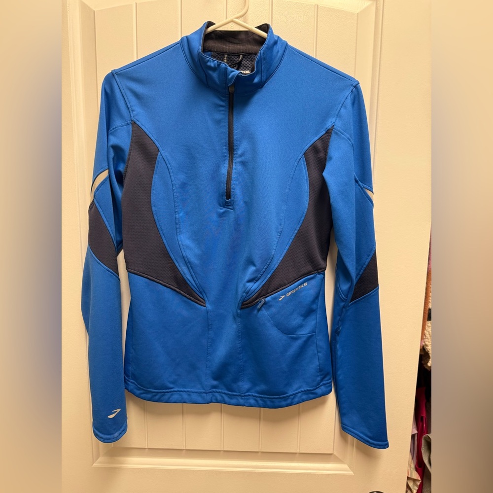 Brooks Equilibrium Quarter Zip Light Weight Running Pullover Women’s Medium EUC